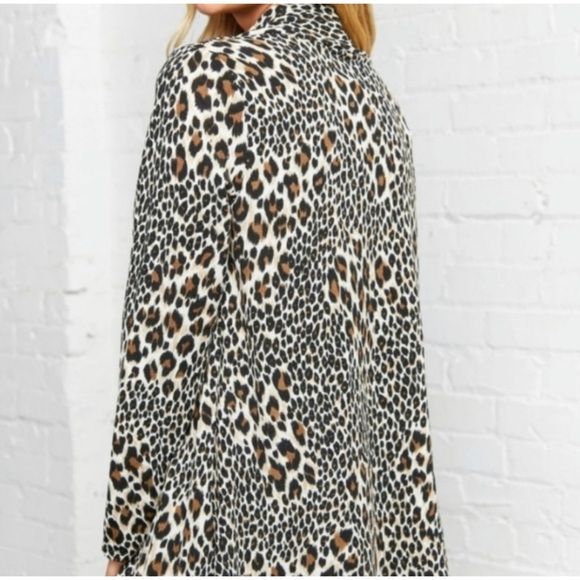1 LEFT! Taupe Animal Print Cardigan - Picture 5 of 5